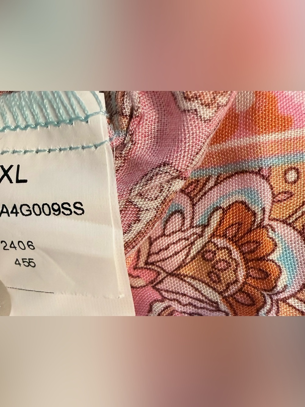 New CupShe Pink & Aqua Sleeveless Square Neck Mini Dress. XL - Picture 10 of 12